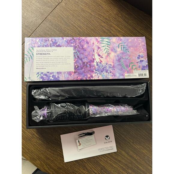 Calista Perfecter Pro Curling Iron Heat Brush 1.5" New in Box - Picture 3 of 4